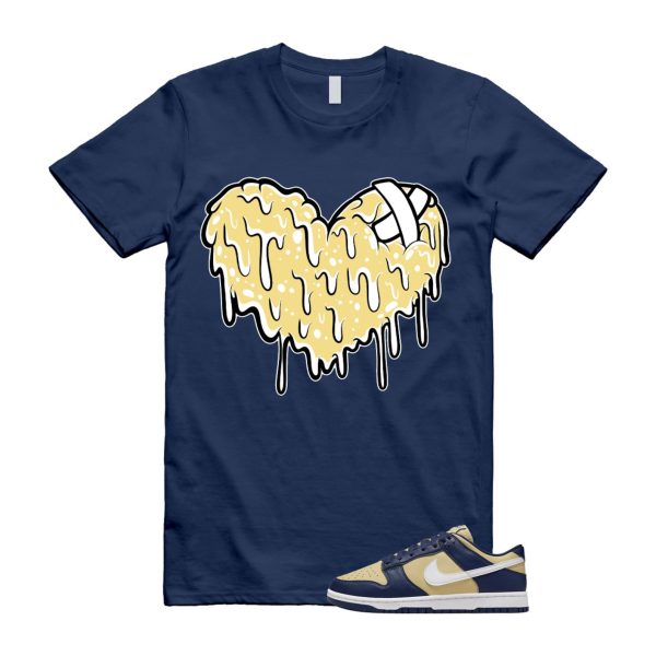 Dunk Midnight Navy Team Gold Next Nature Low White T Shirt Match DRHRT Jezsport.com