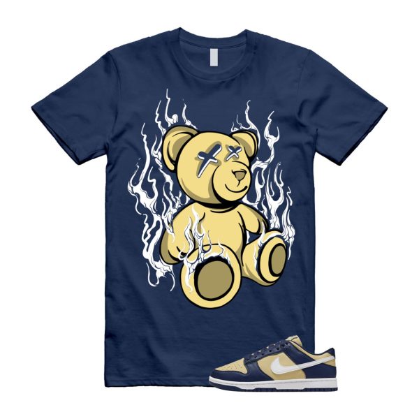 Dunk Midnight Navy Team Gold Next Nature Low White T Shirt Match LIT Jezsport.com