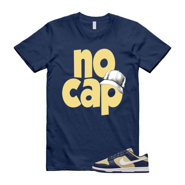 Dunk Midnight Navy Team Gold Next Nature Low White T Shirt Match NO CAP Jezsport.com