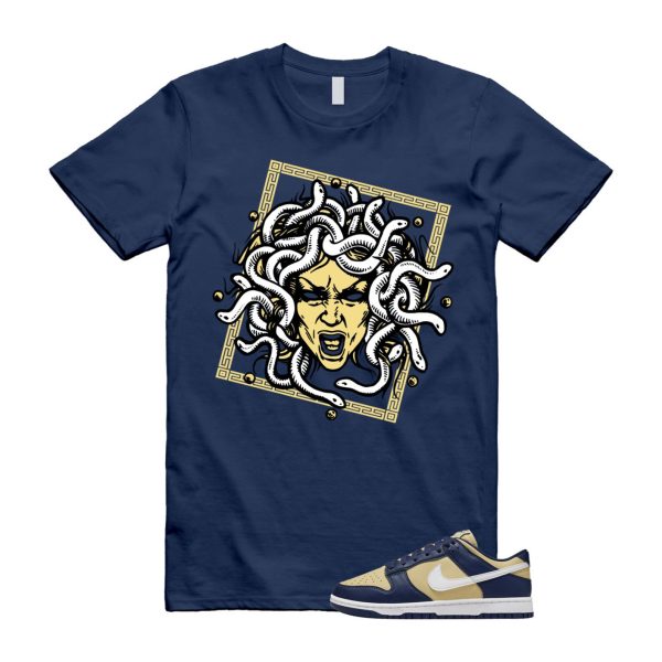 Dunk Midnight Navy Team Gold Next Nature Low White T Shirt Match SHM Jezsport.com