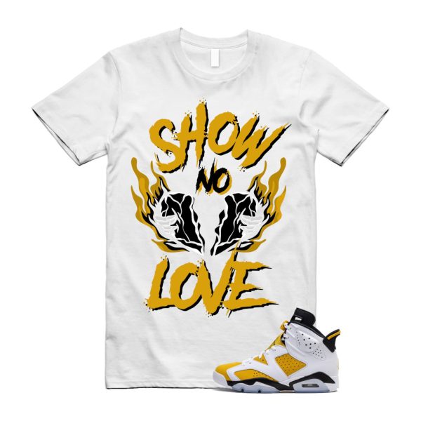 Yellow Ochre 6 Black White T Shirt Match NO LOVE Jezsport.com