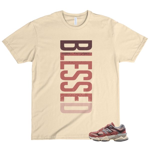 New Balance 9060 Cherry Blossom Mineral Red Truffle Rain Cloud T Shirt Match VERTBLS Jezsport.com