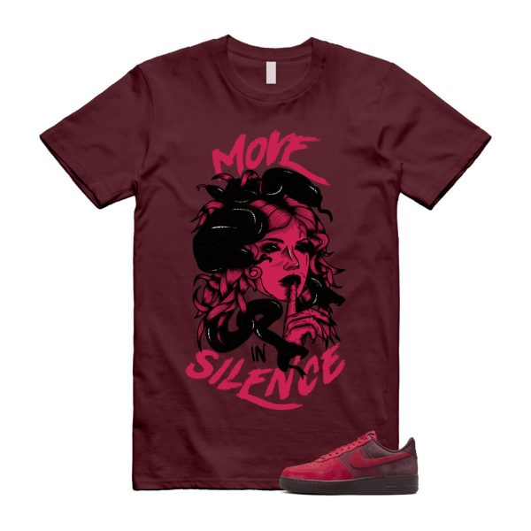 Air Force 1 Layers of Love University Red Burgundy Crush Gym Team Red Pacific Moss Low T Shirt Match MIS Jezsport.com