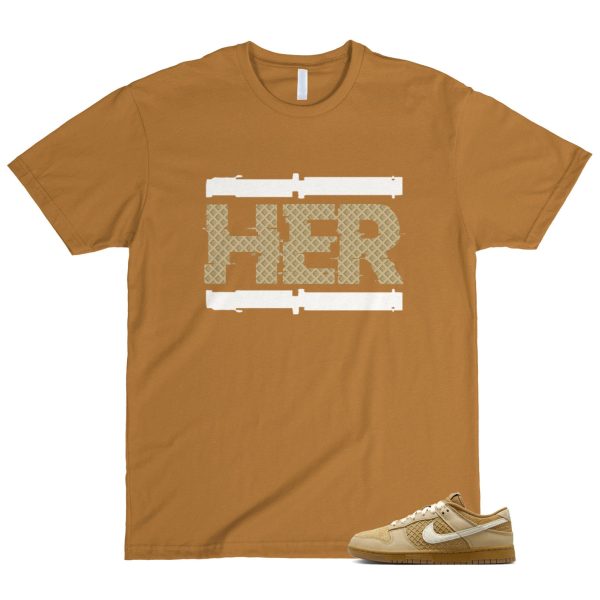 Dunk Waffle Wheat Coconut Milk Sesame Black Total Orange Low T Shirt Match HER Jezsport.com