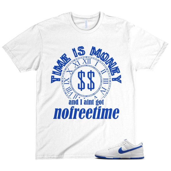 Dunk White Hyper Royal Summit Low T Shirt Match FREE TIME Jezsport.com