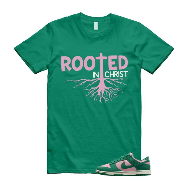 Dunk Pink Malachite Medium Soft Low Sail T Shirt Match ROOTED Jezsport.com