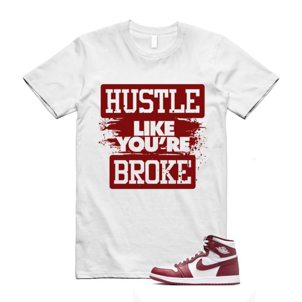 1 Artisanal Team Red Retro High OG White T Shirt Match HLYB Jezsport.com