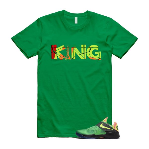 Weatherman 4 KD Lush Green Volt Black Team Orange T Shirt Match KING Jezsport.com