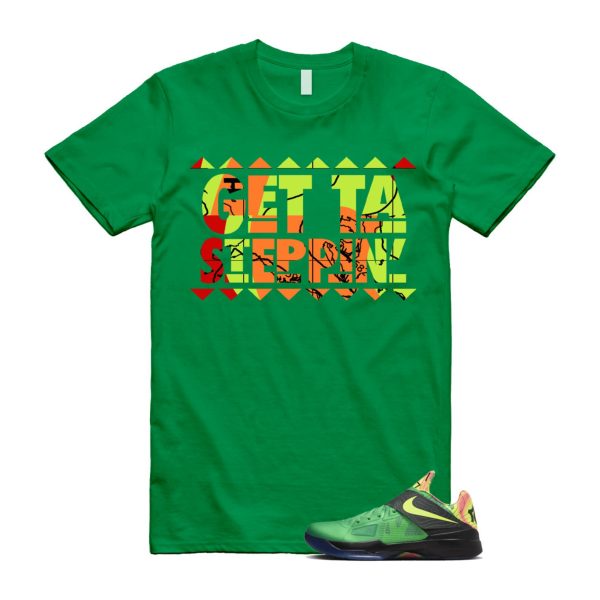 Weatherman 4 KD Lush Green Volt Black Team Orange T Shirt Match GET Jezsport.com