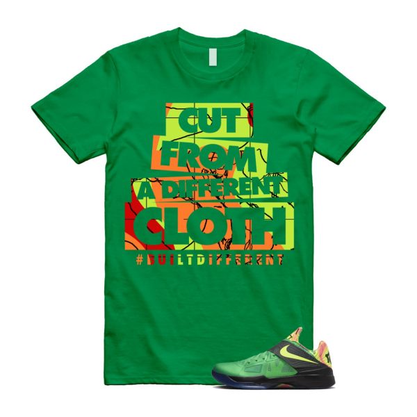 Weatherman 4 KD Lush Green Volt Black Team Orange T Shirt Match CLOTH Jezsport.com