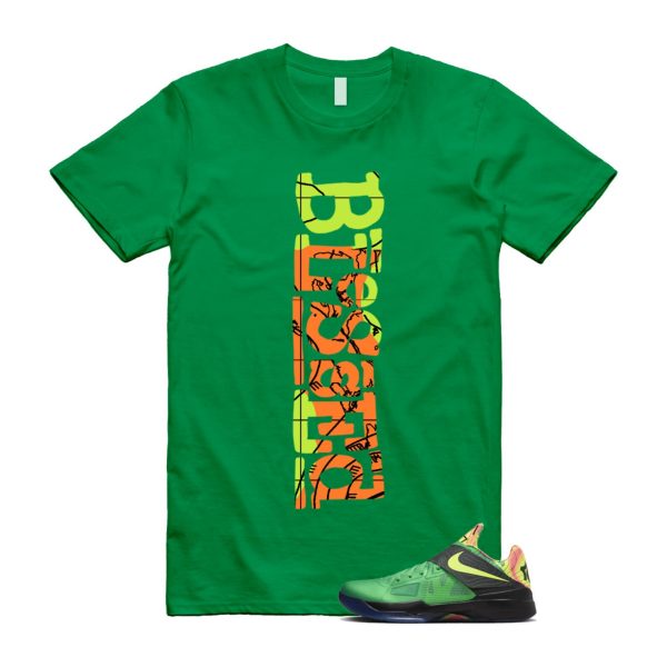 Weatherman 4 KD Lush Green Volt Black Team Orange T Shirt Match B2 Jezsport.com