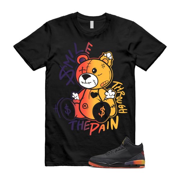 3 J Balvin Rio Black Solar Flare Total Crimson Abyss T Shirt Match SM2 Jezsport.com