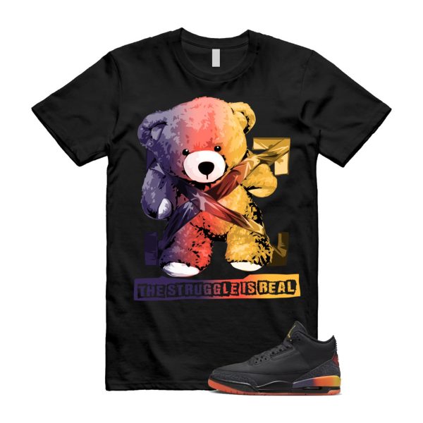 3 J Balvin Rio Black Solar Flare Total Crimson Abyss T Shirt Match STRUG Jezsport.com