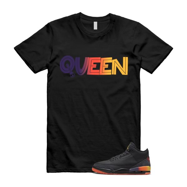 3 J Balvin Rio Black Solar Flare Total Crimson Abyss T Shirt Match QUEEN Jezsport.com