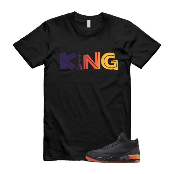 3 J Balvin Rio Black Solar Flare Total Crimson Abyss T Shirt Match KING Jezsport.com