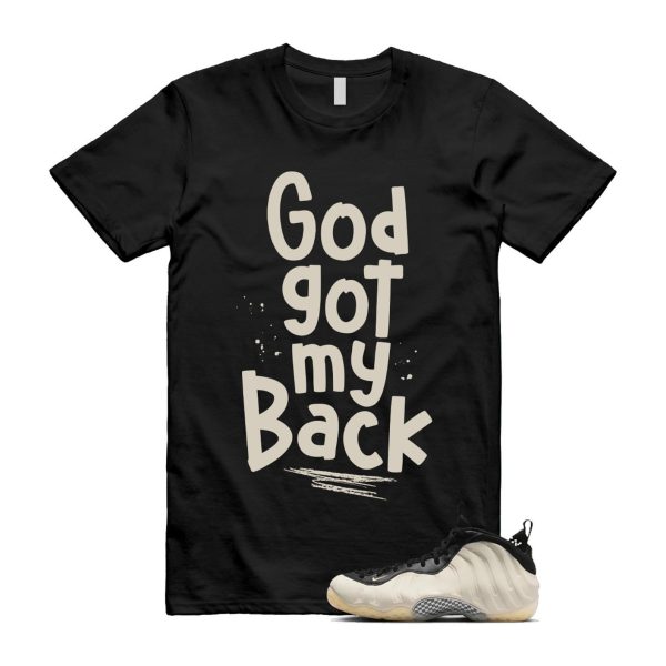 Foamposite Orewood Air One Light Brown Black Team Gold Chrome T Shirt Match GOD Jezsport.com