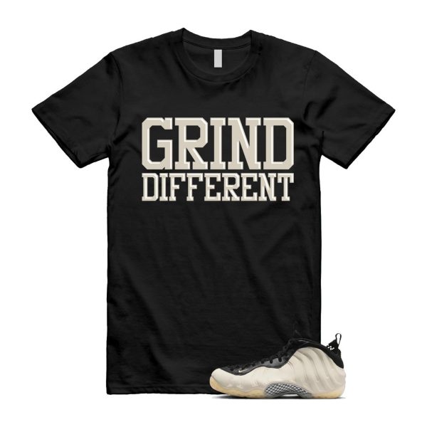 Foamposite Orewood Air One Light Brown Black Team Gold Chrome T Shirt Match GRD Jezsport.com