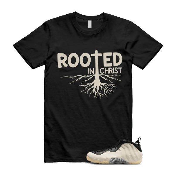 Foamposite Orewood Air One Light Brown Black Team Gold Chrome T Shirt Match ROOTED Jezsport.com