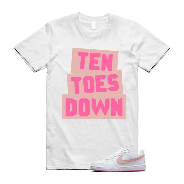 Pinksicle Court Borough Low Recraft White Arctic Orange T Shirt Match TTD Jezsport.com