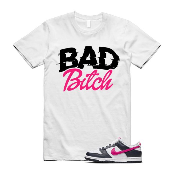 Dunk Obsidian Fierce Pink White Low GS T Shirt Match BB Jezsport.com