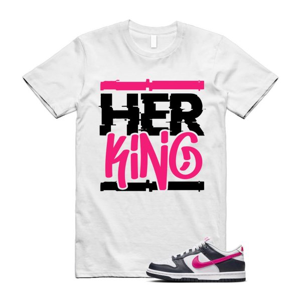 Dunk Obsidian Fierce Pink White Low GS T Shirt Match HK Jezsport.com