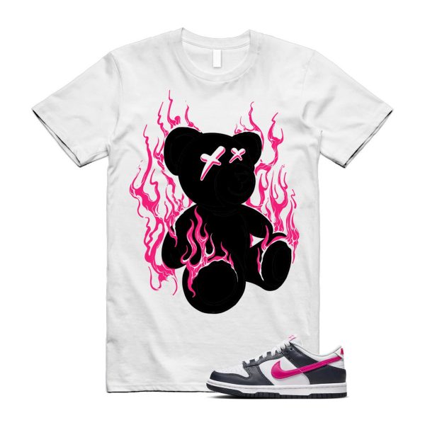 Dunk Obsidian Fierce Pink White Low GS T Shirt Match LIT Jezsport.com