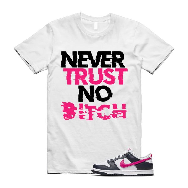 Dunk Obsidian Fierce Pink White Low GS T Shirt Match TNB Jezsport.com