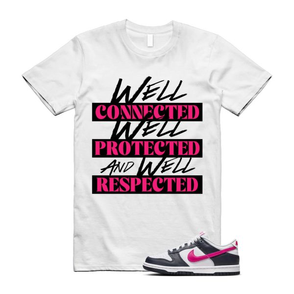 Dunk Obsidian Fierce Pink White Low GS T Shirt Match WELL Jezsport.com