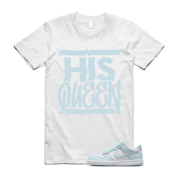 Dunk White Glacier Blue Low GS T Shirt Match HQ Jezsport.com