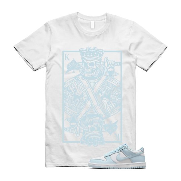 Dunk White Glacier Blue Low GS T Shirt Match KC Jezsport.com