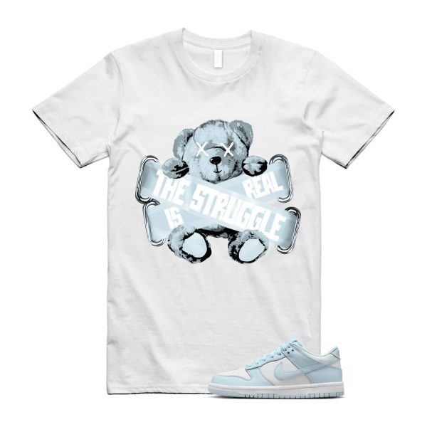 Dunk White Glacier Blue Low GS T Shirt Match TSIR Jezsport.com