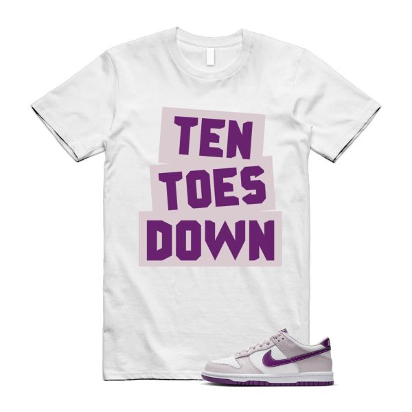 Dunk Platinum Violet Viotech White Low T Shirt Match TTD Jezsport.com