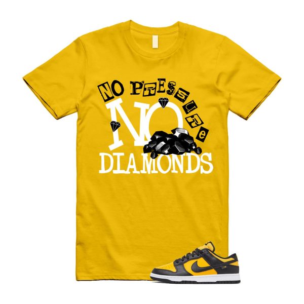 Dunk Reverse Goldenrod University Gold Black White Low T Shirt Match DIAMOND Jezsport.com