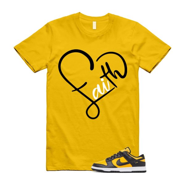 Dunk Reverse Goldenrod University Gold Black White Low T Shirt Match FAITH Jezsport.com