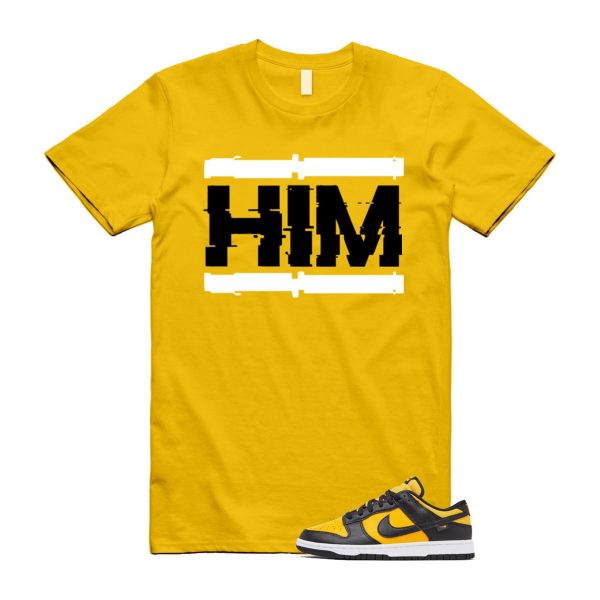 Dunk Reverse Goldenrod University Gold Black White Low T Shirt Match HIM Jezsport.com