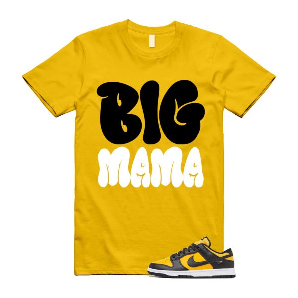 Dunk Reverse Goldenrod University Gold Black White Low T Shirt Match MAMA Jezsport.com