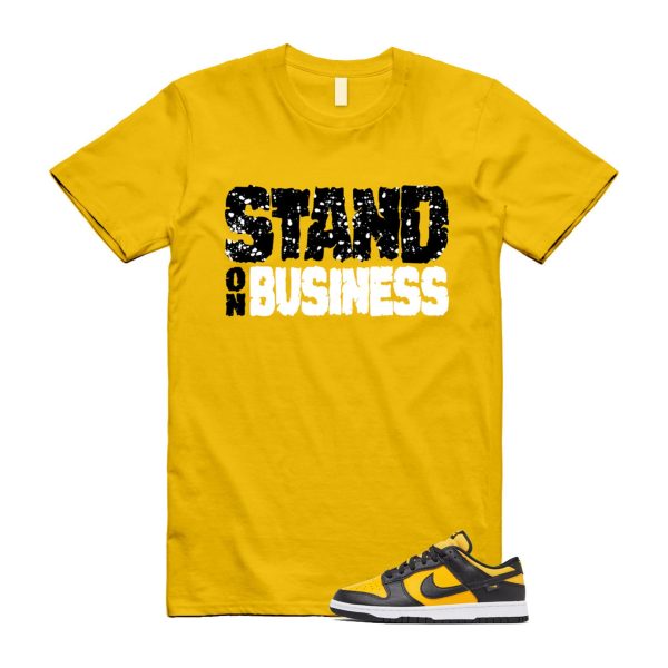 Dunk Reverse Goldenrod University Gold Black White Low T Shirt Match SOB Jezsport.com