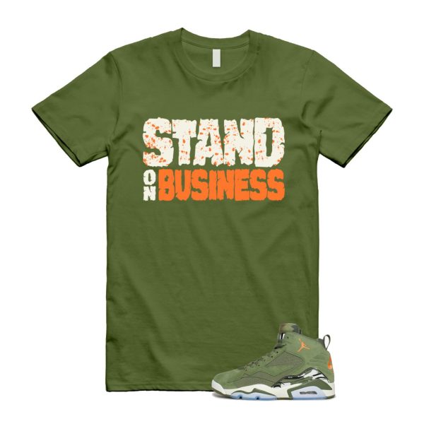 MVP Sky J Light Olive Bright Mandarin Orange Black Sail T Shirt Match SOB Jezsport.com