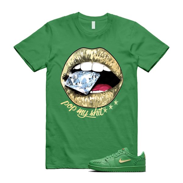 Lucky Green Method of Make 1 Metallic Gold Low T Shirt Match POP Jezsport.com