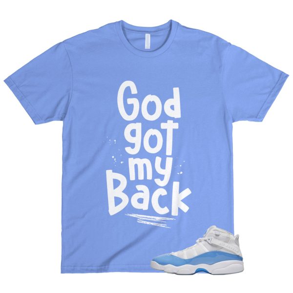 6 Rings UNC Valor Blue Ice White T Shirt Match GOD Jezsport.com