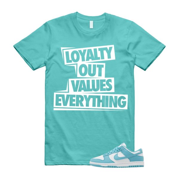 Dunk Dusty Cactus Low Next Nature Aqua Blue White T Shirt Match LOVE Jezsport.com