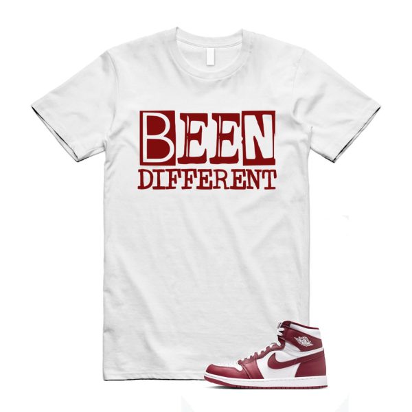 1 Artisanal Team Red Retro High OG White T Shirt Match BEEN Jezsport.com