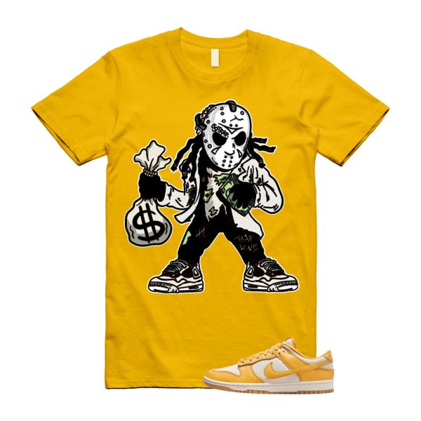 Dunk University Gold Low Coconut Milk Soft Yellow T Shirt Match JASON Jezsport.com