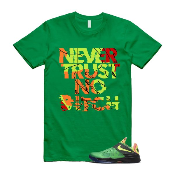 Weatherman 4 KD Lush Green Volt Black Team Orange T Shirt Match TNB Jezsport.com