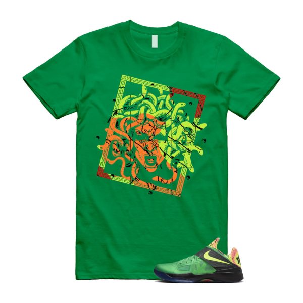 Weatherman 4 KD Lush Green Volt Black Team Orange T Shirt Match SHM Jezsport.com