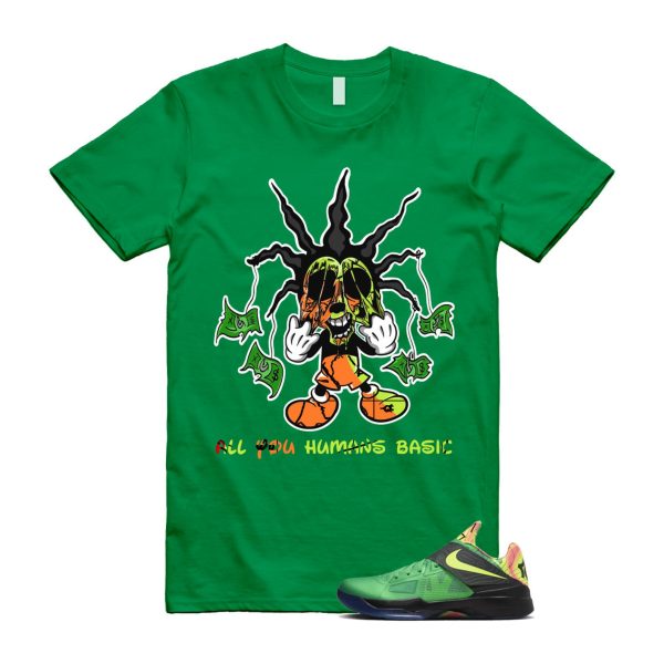 Weatherman 4 KD Lush Green Volt Black Team Orange T Shirt Match HOOK Jezsport.com