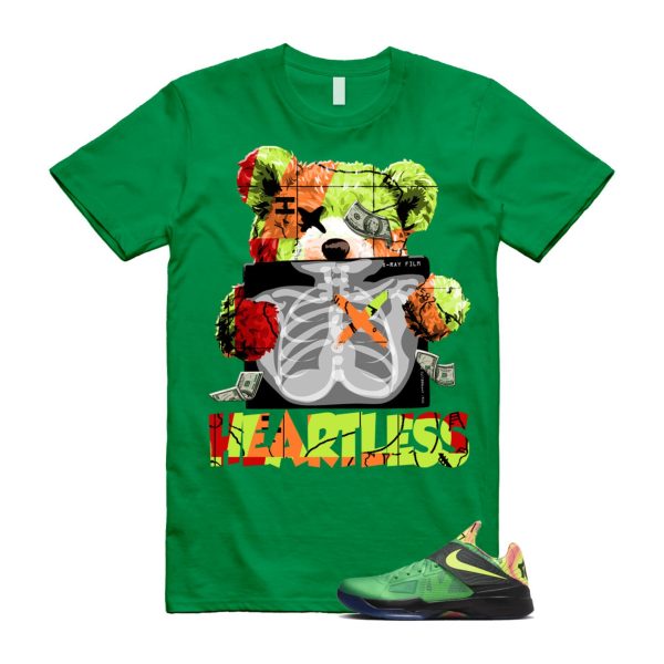 Weatherman 4 KD Lush Green Volt Black Team Orange T Shirt Match HEART Jezsport.com