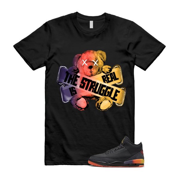 3 J Balvin Rio Black Solar Flare Total Crimson Abyss T Shirt Match TSIR Jezsport.com