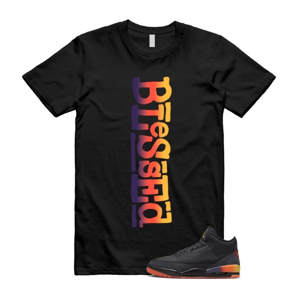 3 J Balvin Rio Black Solar Flare Total Crimson Abyss T Shirt Match B2 Jezsport.com