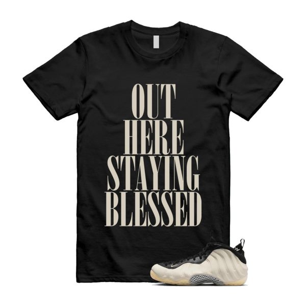 Foamposite Orewood Air One Light Brown Black Team Gold Chrome T Shirt Match STAYBLS Jezsport.com